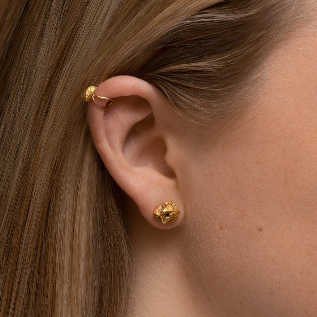 Gold Earth Studs